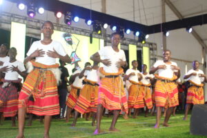The Boys dancing the kiganda dance