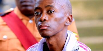 Christopher Okello Onyum, the man accused of killing four toddlers at Ggaba Early Childhood Development Centre.