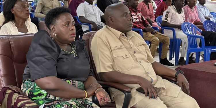 Bishop Dr Samuele and Pastor Margaret Lwandasa attending Easter Service at Mt. Lebanon Christian Centre Catherdal -Mukono