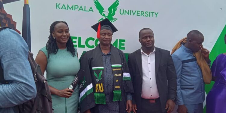 Moses Karangwa Graduates from Kampala University 