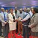 Health Minister Jane Ruth Aceng commends the medical team at the Uganda Cancer Institute following the successful bone marrow transplant.