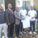 Kyaggwe County Chief (Ssekiboobo), Vicent Matovu Bintubizibu with new New Technical Team