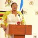 Minister Milly Babalanda addressing media at UMC