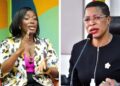 Justine Nameere and Anita Among