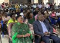 Bishop Dr Samuel and Pastor Margaret Lwandasa attending the Service