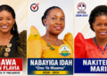 Some of the aspirants who have declared interest in the forthcoming Kalangala District Woman MP by-election.