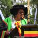 Florence Namayanja speaks after being sworn in for a second term as Mayor of MasakaCity. Photo by Robert Nsubuga