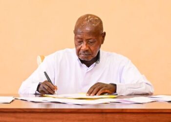 President Museveni assents to the Protection of Sovereignty Act, 2026 at State House, formally enacting the new legislation into law.