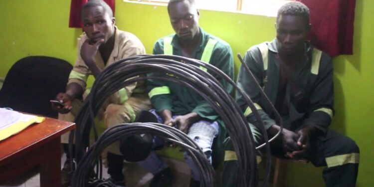 Suspects at Nkonge Police Station