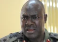 Retired Maj Gen Rabe Abubakar, pictured in 2009, served as Nigeria’s military spokesman between 2015 and 2017.