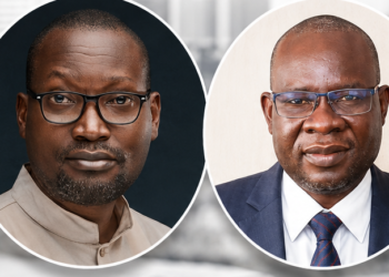 Shortlisted candidates (from L-R): Associate Professors Eric Awich Ochen, Daniel Komakech, Godfrey Akileng and Collins Okello.
