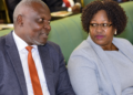 Masaka City RCC Ahamada Washaki and Masaka City Mayor Florence Namayanja