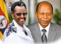 Janet Museveni and John Chrysostom Muyingo.