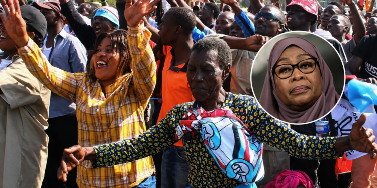 Rallies like this one in 2023 for the opposition party Chadema can no longer take place.