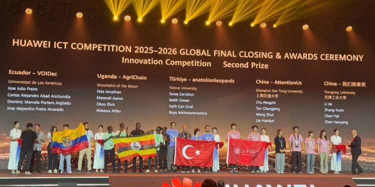 Ugandan Students Shine at Global Huawei ICT Competition in China