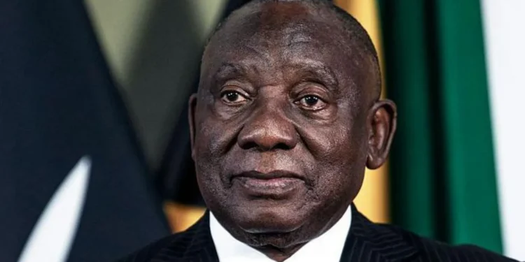 South African President Cyril Ramaphosa