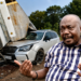 Former Masaka NRM Chairperson Peter Senkungu survived a road crash along Kidda Road near Konoweka School and Hill Road in Masaka City.