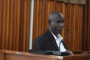 Henry Nsubuga, the former Headmaster of St. Bernard’s Secondary School- Mannya
