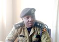 Twaha Kasirye, the Masaka Regional Police Spokesperson, speaking to New Vision. Photo by Davis Buyondo.