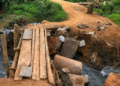 The dilapidated Nakyetinda bridge in Takajunge, Nama Sub-County, Mukono District