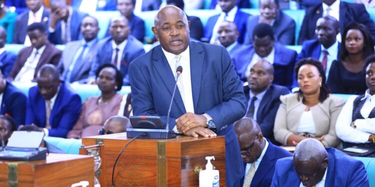 Health Minister Dr Chris Baryomunsi