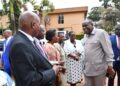 Hajji Yunus Kakande, Secretary in the Office of the President, arrives at the Source of the Nile Hotel in Jinja City to officiate at the opening of a three-day capacity-building workshop for government field officers in Busoga Sub-region.