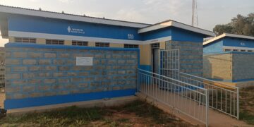 Sanitary facilities at Goma Health Centre III in Mukono Municipality, one of the institutions that has benefited from Water For People’s sanitation interventions.