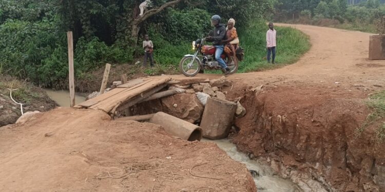 Balaam Effect: Mukono CAO Visits Collapsed Bridge Amid Responsibility Dispute