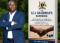 Author Mike Ssegawa poses with copies of his newly published The LC1 Chairman's Handbook, a practical guide designed to equip village chairpersons with leadership, governance and community development skills across Uganda.