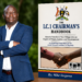 Author Mike Ssegawa poses with copies of his newly published The LC1 Chairman's Handbook, a practical guide designed to equip village chairpersons with leadership, governance and community development skills across Uganda.