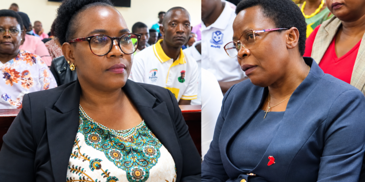 Daisy Ssonko and Betty Nambooze