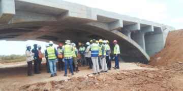 Engineers-take-Kayunga-and-Mukono-leaders-on-guided-tour-of-the-new-Ssezibwa-bridge-on-Thrusday