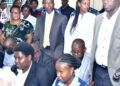 Patience Rwabogo, daughter of President Yoweri Museveni, and her husband, Odrek Rwabwogo, appear before the Anti-Corruption Court in Kampala on Thursday.