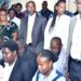 Patience Rwabogo, daughter of President Yoweri Museveni, and her husband, Odrek Rwabwogo, appear before the Anti-Corruption Court in Kampala on Thursday.