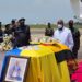 Museveni Receives King Oyo’s Body as Tooro Begins Final Farewell to Its Fallen Monarch