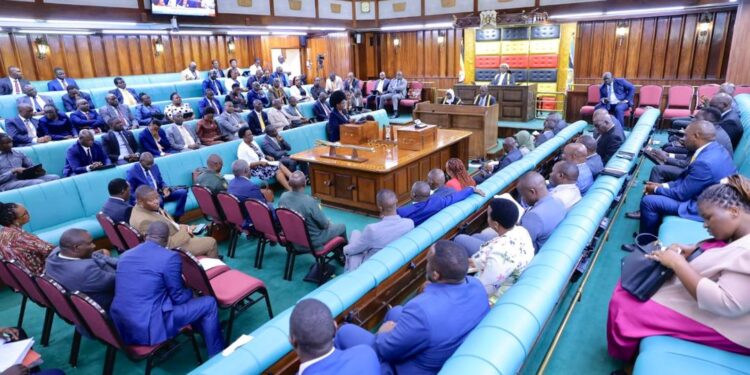 Parliament in session