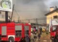 Fire Guts Wandegeya Police Barracks, Destroys Housing Units