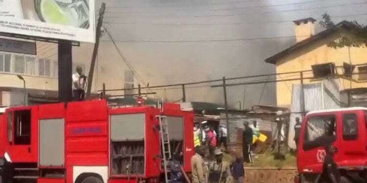 Fire Guts Wandegeya Police Barracks, Destroys Housing Units