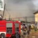 Fire Guts Wandegeya Police Barracks, Destroys Housing Units