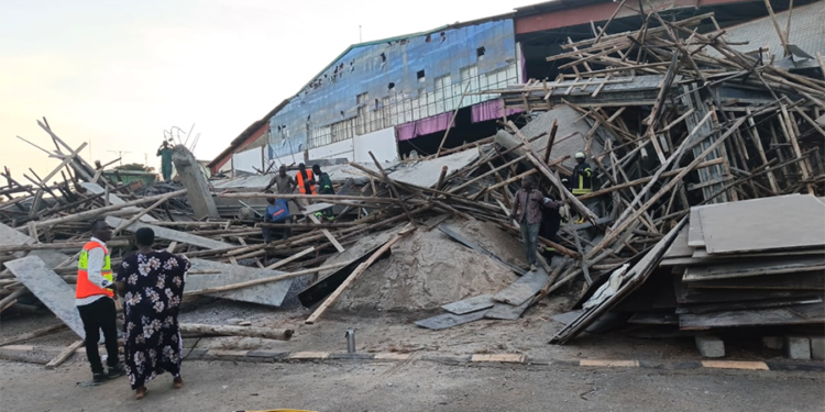 22 Rescued as Four-Storey Church Extension at Ronnie Makabai’s Holy City Church Collapses
