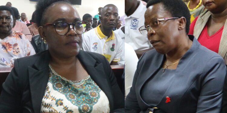 Nabatanzi and Nambooze in court recently.